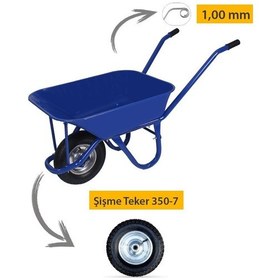Resim Kanat Demonte El Arabası 1.00 Mm Sac 
