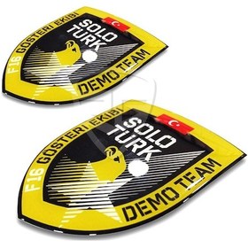 Resim 2'Li Solo Türk 3D Damla Sticker N11.35622 