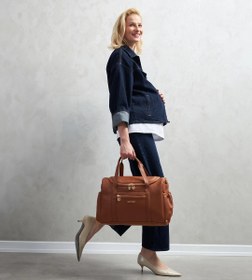 Resim Serena Taba E. Deri Gold Bebek Çantası 