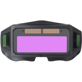 Resim Symbee Otomatik Işık Değiştiren Kaynak Gözlüğü - Kaynakçılık, Argon Ark Kaynağı İçin Güneş Işığı, Uv Koruyucu - Dahili Cr2032 Pil 