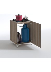 Resim Kenzlife ocak dolabı kamuran crd 85*60*56 hazır mutfak ankastre gömme ocak için arkalıksız 