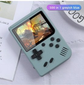 Resim Retro Taşınabilir Mini El Video Oyun Konsolu 3.0 İnç Esnek Hd Ekran Çocuklar Grey 