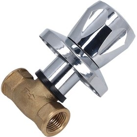 Resim Padalink Gizli Tip Bakır Su Valfi, Dn15 1/2" Npt İç Dişli, Ev Su Tesisatında Akış Kontrolü Ve Kapatma İşlevi, Dayanıklı Konstruksiyon 