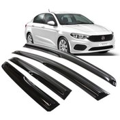 Resim Fiat Egea Hb-Sedan 2015 Sonrası Mugen Cam Rüzgarlığı Seti 4'lü İthal (01) (ŞüsCarOto Aksesuar) 
