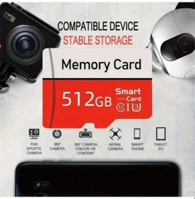 Resim Elmpaly 512gb Hızlı Sdxc Sdhc Tf Hafıza Kartı 128gb 256gb 512gb Yüksek Hızlı Taşınabilir Dayanıklı Pc Malzeme Tablet Kamera Akıllı Telefon Laptop Pc Araç Ses Sistemleri Oyun Konsolları Uyumlu 