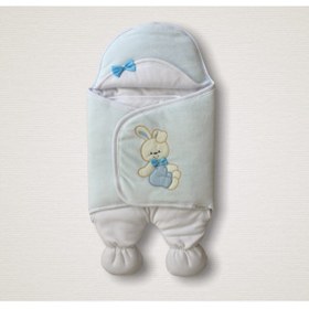 Resim Buaracokmoda Premium Kalite Organik Pamuk Bebek Kundak üü1kundakayıcıklıayaklıkadife 