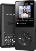 Resim AGPTEK MP3 Çalar 32 GB Bluetooth 5.3, 1.8 İnç Ekran, 70 Saat Çalma Süresi 