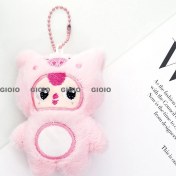 Resim Silver1 Diy Hediye Sevimli Biblolar Yaratıcı Kadın Hediye Öğrenciler Kolye Peluş Anahtarlık Kitap Çantası Kolye (Yurt Dışından) 