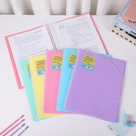 Resim VAVICORE 1 Adet A4 30 Sayfa 6 Renkli Şeffaf Çok Katmanlı Yaprak Dosya Klasörü - Okul, Ofis, Sanat Koleksiyonu ve Sergi için Dayanıklı Dosya Organizatörü, 6 Renk Kodlu Bölümler İçerir, Belge Saklama | Renk Kodlu Klasörler | Bölmeli Depolama 