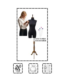 Resim Pantolon Giyebilen 38 Beden Süngerli Terzi Mankeni Prova Mankeni Vitrin Mankeni Pac-01 