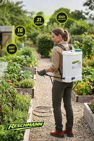 Resim RESCHMANN RES-HX-16C 16 Litre Akülü İlaçlama Pompası Sırt Tipi Şarjlı İlaçlama Püskürtme 