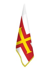 Resim Guernsey Bayrağı - Ofis-makam-toplantı Odaları - Saçaklı Makam Bayrağı 1 