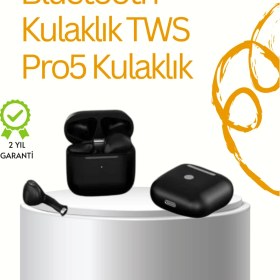 Resim Techno Stock Tws Pro 5 Bluetooth Kulaklık – Gelişmiş Ses Teknolojisi ve Uzun Batarya Ömrü 