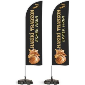 Resim Hakiki Trabzon Ekmek Fırını Yelken Bayrak 