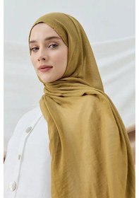 Resim Modakaşmir Aminenesil Aya Şal Bronz Renk Koyu Yeşil 
