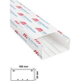 Resim Mutlusan Kablo Kanalı Içten Kapaklı 100X50 2 Metre 