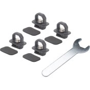 Resim Cuticate Kravat Ankrajları Kancalar Kamyonetler Için Tie Downs 2 Çift (Yurt Dışından) 