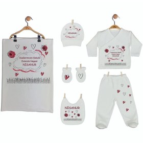 Resim Pia Baby Gl 1951-07 Isme Özel Battaniye Zıbın Set 