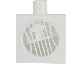 Resim Yandan Çıkışlı Yer Sifonu 15X15 Geniş Çıkış 