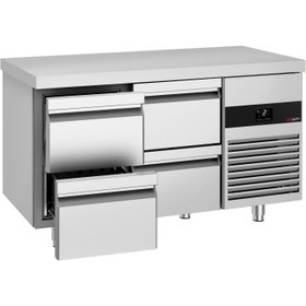 Resim Soğutmalı tezgah PREMIUM - 1400x700mm - 4 çekmeceli - dijital termostat 