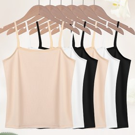 Resim Siyah, Beyaz ve Cilt Tonları'nda Altı Kadın Atleti Seti 