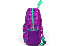 Resim Coral High Kids Koyu Pembe Peri Desenli Iki Bölmeli Yuva Sırt Çantası 23338 