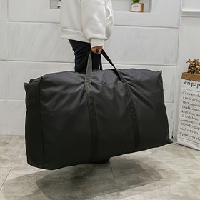 Resim 2/4 Adet Ekstra Büyük Taşıma Çantası, Sağlam Fermuarlı ve Kulplu, Giysi Saklama Organizatörü, Yer Tasarrufu Sağlayan Taşınma ve Seyahat Paketleme Çözümü 