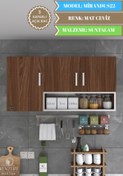 Resim Kenzlife Hazır Mutfak Mirandus22 Cvz 060*120*22 Mutfak Banyo Dolabı Kapaklı Raflı 
