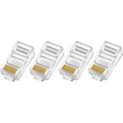 Resim SpeedUF Cat5 Cat6 Network Jak 100 Adet 