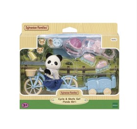 Resim Sylvanian Families Bisiklet ve Paten Set Panda 5652 