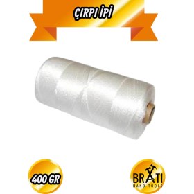 Resim BRATİ HAND TOOLS Çırpı Ipi Duvarcı Sıvacı Inşaat Naylon Duvar Ipi Uçurtma Ipi 200 gr 2 Adet 