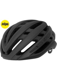 Resim Giro Agilis Mips Mat Siyah Kask 51-55 cm Yol Bisikleti İçin Yüksek Koruma ve Konfor 