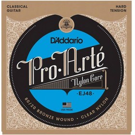 Resim D'Addario EJ48 Pro-Arte Hard Tension Klasik Gitar Teli 