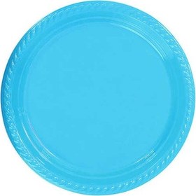 Resim TABAK YUVARLAK 22 CM MAVİ PK:25 
