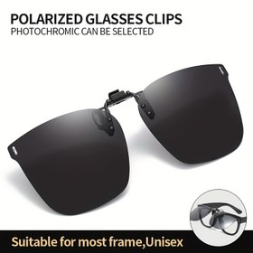 Resim Basit Çerçevesiz Polarize Fotokromik Gözlükler, Erkekler ve Kadınlar için Dış Mekan Parti Seyahat Balıkçılık ve Sürüş için Moda Gözlükler, Günlük Kullanım için Mükemmel, Fotoğraf Malzemeleri ve Doğum Günü, Sevgililer Günü, Noel için Hediye 