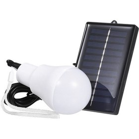 Resim Güneş Enerjili Led Işık B-ampul Taşınabilir Asılabilir Gece Çalışma Lambası Şarj Edilebilir Işıklar Ev, Yürüyüş, Çadır, Okuma, Kamp İçin Beyaz 