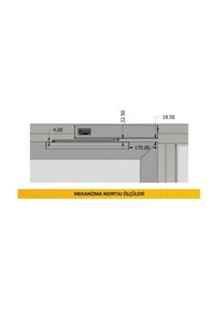 Resim Upgate 90 Temassız 90 Derece Açabilen Kapı İtici Mekanizması 