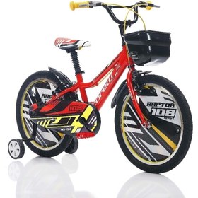 Resim Corelli Raptor 16 Jant 25 Cm Kadro Siyah-Kırmızı-Beyaz Erkek Çocuk Bisikleti 4-6 Yaş 