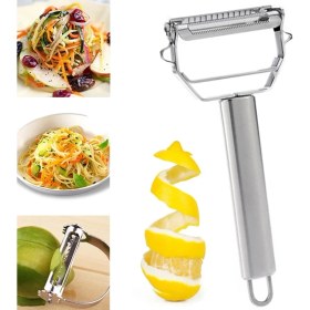 Resim Najmaddin Çift Taraflı Pratik Meyve Sebze Soyucu Doğrayıcı 