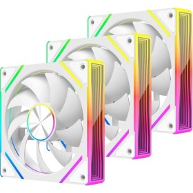 Resim Next Gaming NG-D120W 3x Argb Pwm 120MM Kasa Fanı Beyaz 