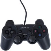 Resim Anunnaki Titreşimli DualShock Usb Kablolu Joystick Gamepad Oyun Kolu Konsolu Pc Bilgisayar Laptop Uyumlu 