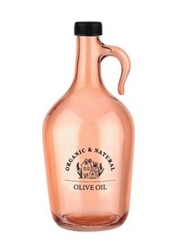 Resim Selka Home - Mary 1500 Ml Desenli Cam Galon Yağdanlık 