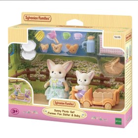 Resim Sylvanian Families Piknik Seti - Çöl Tilkisi Kız ve Bebek 5698 