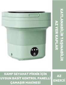 Resim Thriftbuds Enerji Tasarruflu Katlanabilir Basit Kontrol Panel Taşınabilir Az Yer Kaplayan Mini Çamaşır Makinesi 