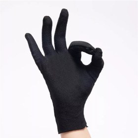 Resim Axe Sportswear Unisex Siyah Bando Garson Pandomim Gösteri Merasim Tören Eldiveni Siyah 
