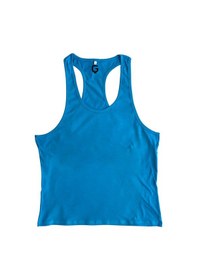 Resim Top Glory Fitness Gym Tank Top Atlet Sporcu Atleti Açık Mavi 5027 