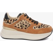 Resim Greyder Kadın Taba Leopar Hakiki Deri Spor Ayakkabı 5K2SA34413 