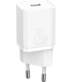 Resim Baseus Super Sı Qc 20w Type-c Duvar Şarj Cıhazı Ccsup-b02 Beyaz Çıkış:type-c 