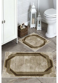 Resim Vizon Kaymaz Taban Çerçeve Banyo Paspas Bb-125 çok renkli 