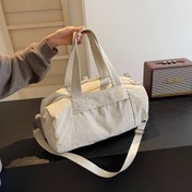 Resim Şık ve Hafif Seyahat Çantası - İş Seyahatleri, Spor ve Fitness İçin Uygun - Krem, Pembe, Mor, Mavi, Siyah Renk Seçenekleri - Kadınlar İçin - Günlük Kullanım ve Seyahat İçin İdeal - Sık Seyahat Edenler ve Stil Tutkunları İçin Mükemmel Hediye 